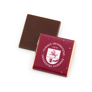 Branded chocolate square | MAXI | with logo