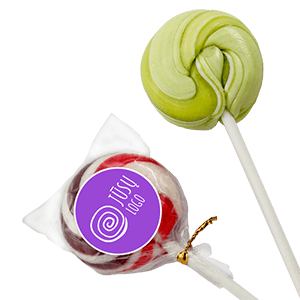 Reklaminis ledinukas | FRUIT-BERRY | etiketė su logo | saldireklama.lt