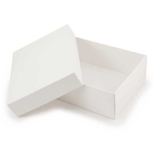 Carton white box with the removable lid. The box is suitable for packaging 
candy, various sweets and souvenirs. Custom (from 50 pcs.) We will produce boxes in other colors, put the logo, produce a ribbon with the print.