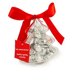Promotional Candy Box | CHRISTMAS TREE | with logo