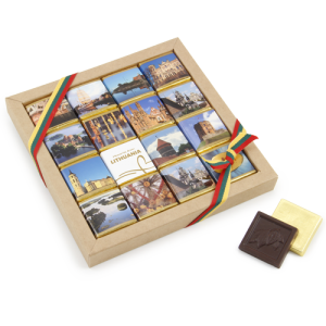 Šokoladukų rinkinys | Mozaika 4×4 | LIETUVOS VAIZDAI IR ĮDOMYBĖS | saldireklama.lt