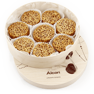 Almond biscuits in the box "Nostalgie" | saldireklama.lt