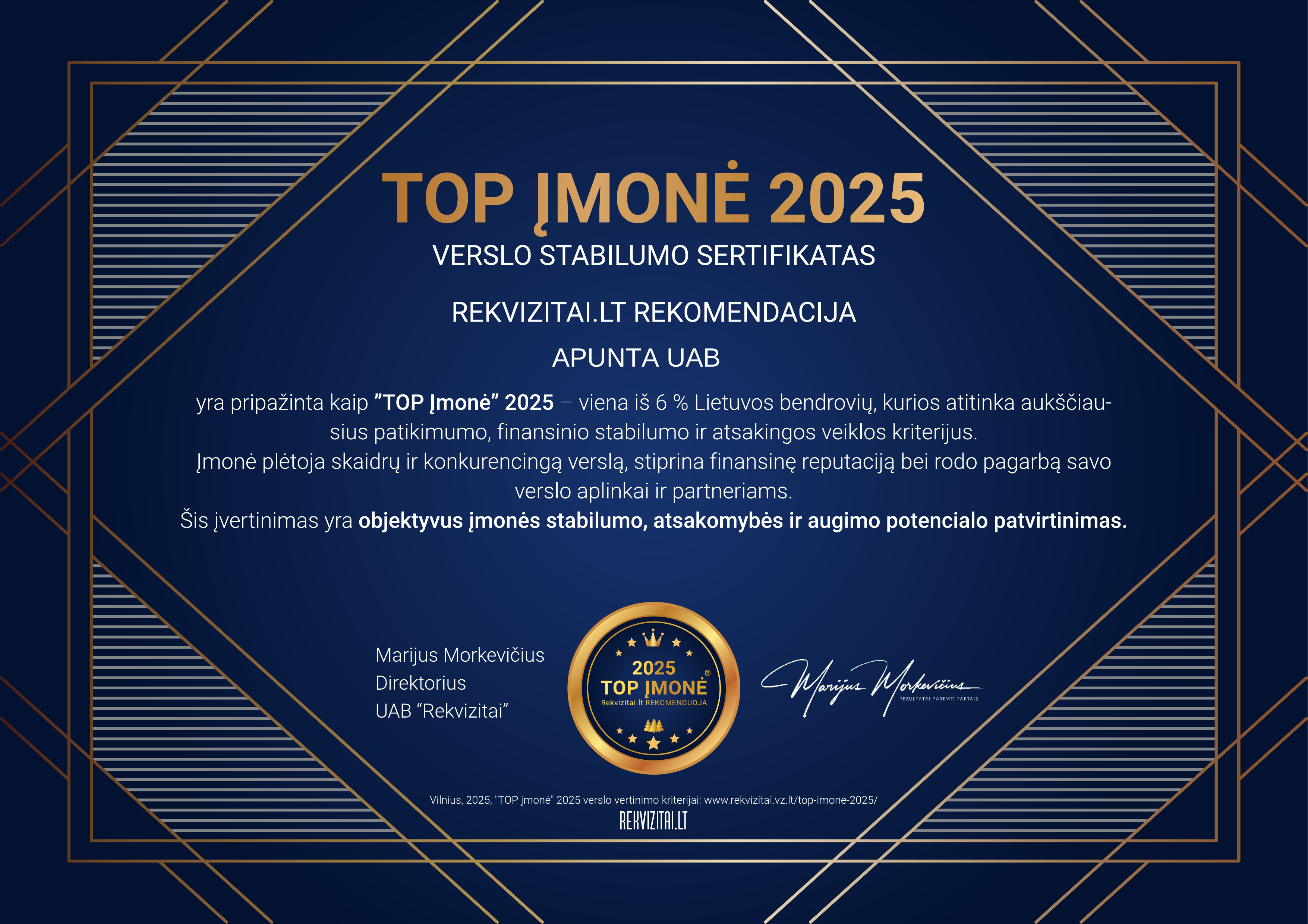 Diplomas 2025 Lithuanian