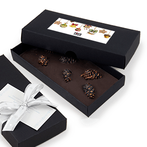 Puoštas šokoladas | IMPRESSION | 100 g | dėžutėje su logo | saldireklama.lt