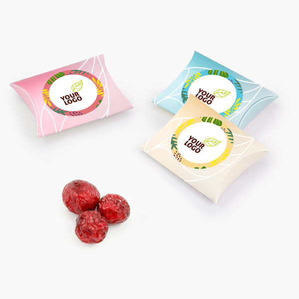 Souvenir with organic fruits, 8g | Logo Berry | Healthy business gifts | saldireklama.lt
