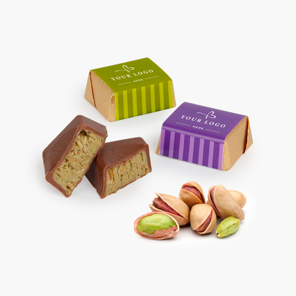 Branded Chocolates with Logo | DUBAI style | 13g | saldireklama.lt