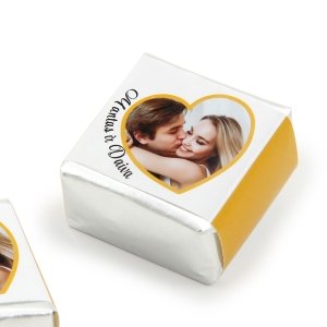 Waffle sweets "Cubes" for weddings | saldireklama.lt