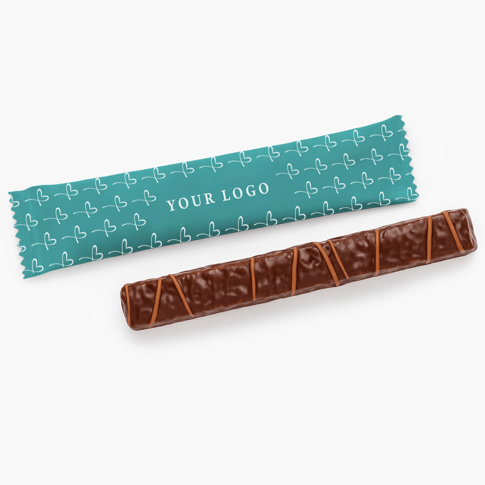 Promotional CHOCOLATE-WAFER candies | STICK | with logo | saldireklama.lt