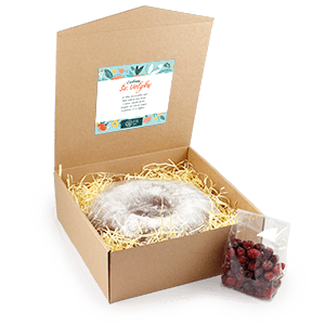 „Velykų šimtalapis“ dėžutėje su logotipu | saldireklama.lt