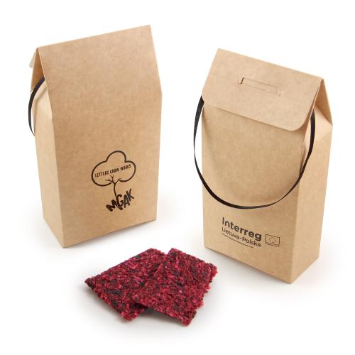 Black Currant Cookies | in PARI box with logo | healthy gifts | saldireklama.lt