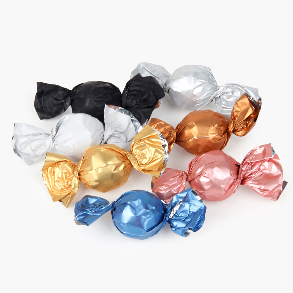 Chocolate Truffles | twist wrapped colored foil | without LOGO | saldireklama.lt