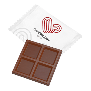 Reklaminis šokoladas 30g | SPOTAS | FLOWPACK pakuotėje su logo