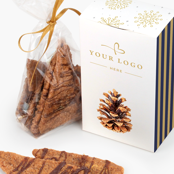 Gingerbread Christmas trees | handmade cookies | luxury gift box | Prabanga MIDI