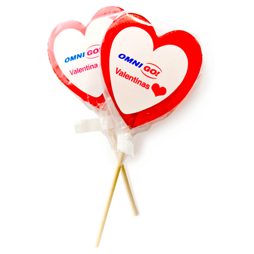 Širdelės formos ledinukai ant pagaliukų su logotipu ant etiketės. Galima 
pasirinkti ledinuko spalvą ir skonį. Tinka teminiam arba proginiam renginiui.

Laikinai negaminame. Atsiprašome