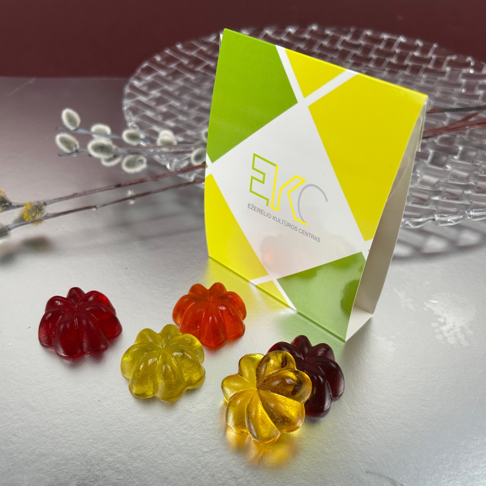 Large Jelly Gummies, 60 g | MAGNUS | with Standing Card | saldireklama.lt