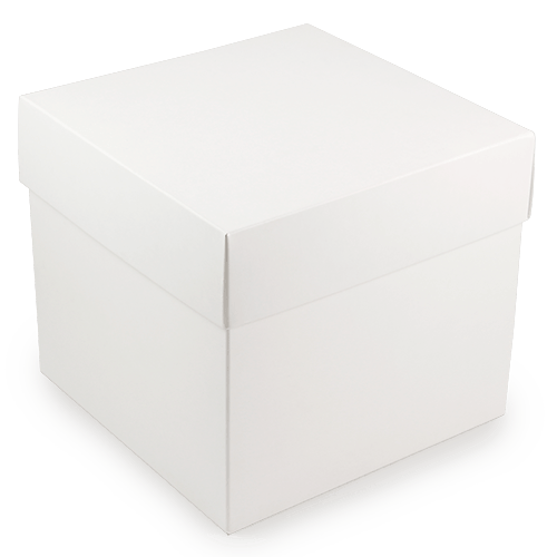 Talpi dviejų dalių dovanų dėžutė iš baltos spalvos laminuoto kartono. Puošiama kaspinu, atviruku. Tinka saldainiams, įvairiems saldumynams, kepiniams ir suvenyrams supakuoti.  Pagal užsakymą (nuo 50 vnt.) uždėsime logotipą, pagaminsime juostelę su spauda. 
 