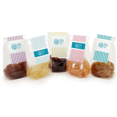 Natural marmalade strips | in packaging with logo | healthy gifts | saldireklama.lt