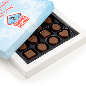 Reklaminė saldainių dėžutė | ASORTI 16 | su logo | saldireklama.lt