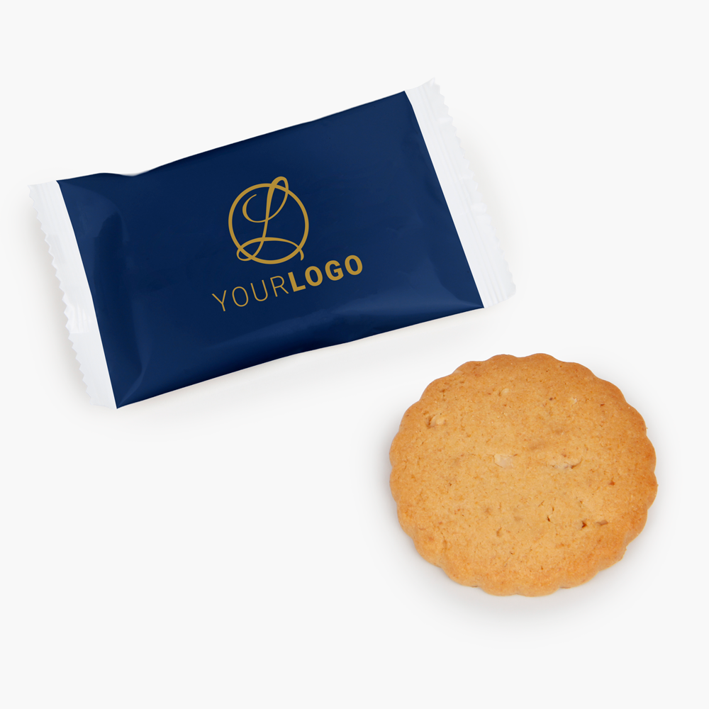 Vegan Almond Cookie in a bag with your logo | saldireklama.lt