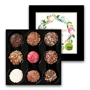 Šokoladinių delikatesų rinkinys | RICHcookies dėžutėje | Velykinės dovanos