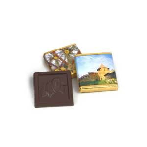 Maži šokoladukai su Lietuvos vaizdais ir įdomybėmis