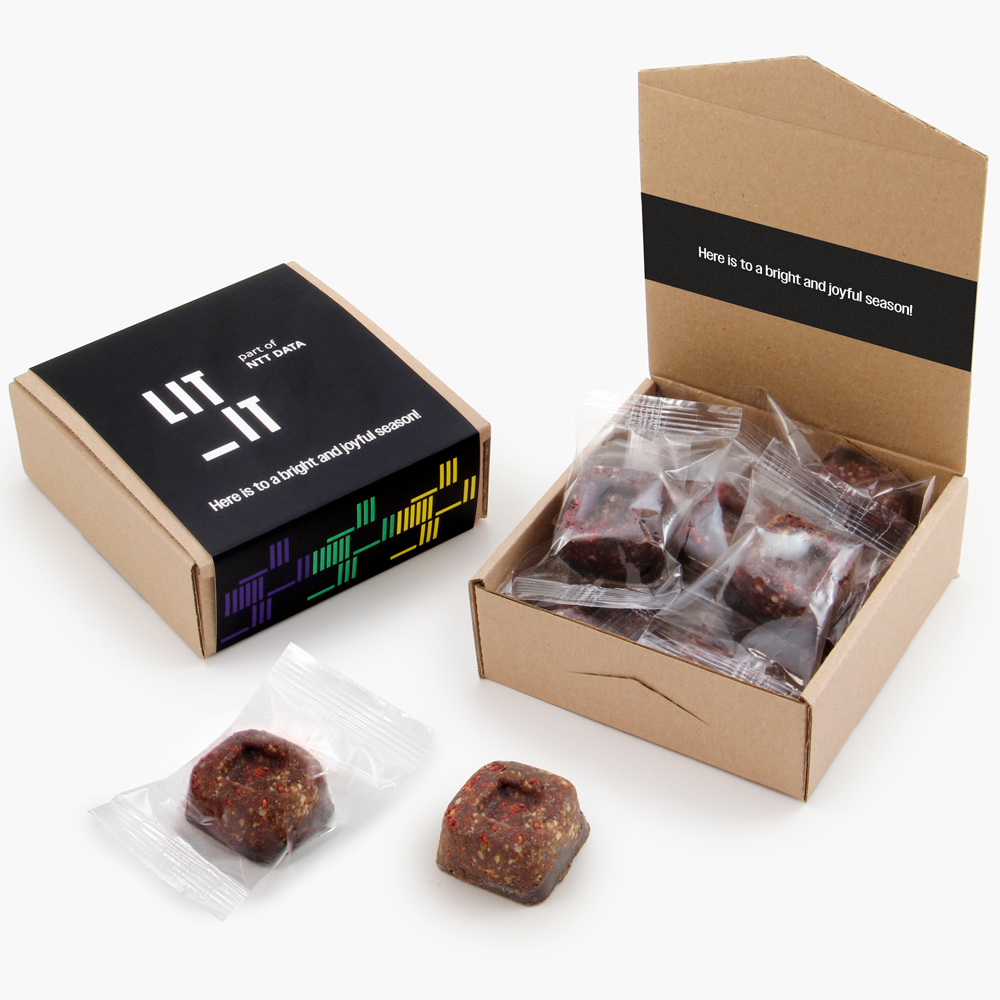 Fruit and nut BIO candies | EKO MINI box | healthy business gifts with logo | saldireklama.lt