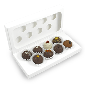 Reklaminė saldainių dėžutė | AKIMIRKOS 8 | su logo | saldireklama.lt