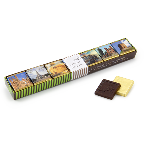 Original shape souvenir with chocolates. 

 A pleasant surprise for the country's guest, members of the delegations, 
international exhibitions, conference participants. 

 Box white, striped or naturally brown. 

 We put preordered company logo.