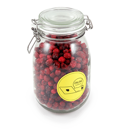 Delicious, loved by many cranberries in a large transparent container - 
a generous and caring gift.

A business gift with cranberries is suitable for both a team and an individual.

A popular gift all year round, it is especially suitable for Christmas.