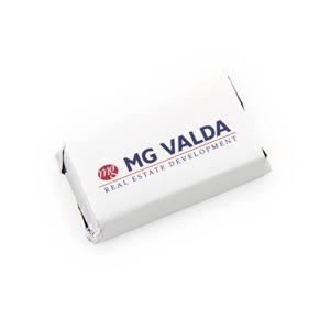 Reklaminis šokoladas 5g | NAPOLITAN | etiketė su logo