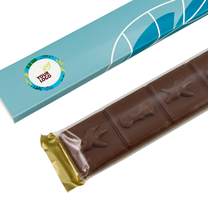 Reklaminis šokoladas 50g | Tvarios dovanos su logo | saldireklama.lt