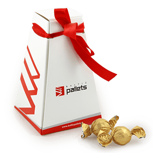 Reklaminė saldainių dėžutė | POMANDER | su logo | saldireklama.lt
