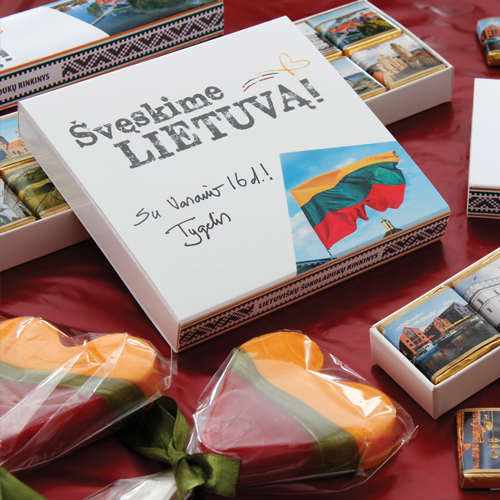 Švęskime Lietuvą - šokoladukų rinkiniai