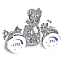 Logo ant apvalaus lipduko